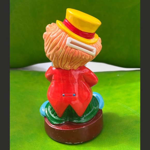 Vintage 1985 Del Monte Clown Coin Bank Big Top Bonanza 7" Never Used - Picture 4 of 11